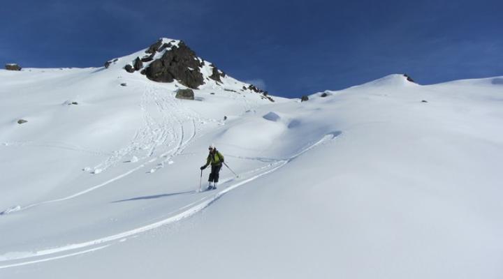Ski hors piste rando au départ de Ste Foy Tarentaise