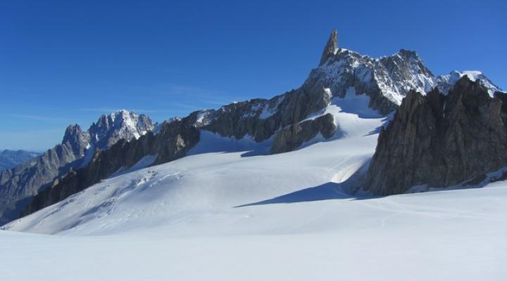 Vallée Blanche - la Dent du Geant - guides des Arcs