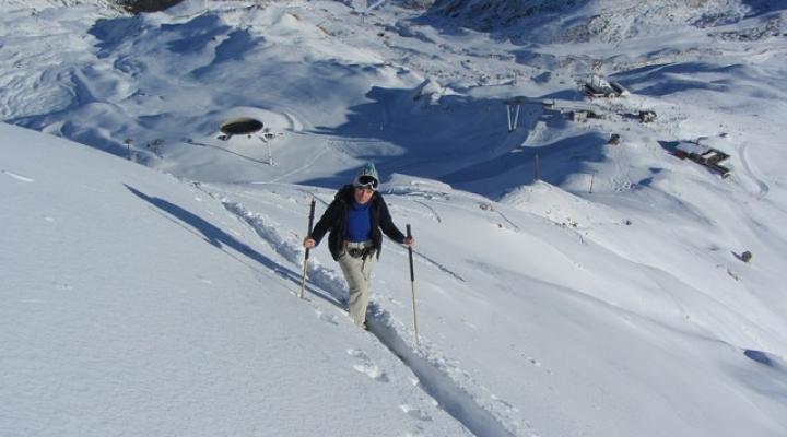 Les Arcs montée à l'Aiguille Grive