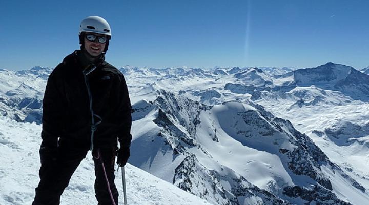 vue sur la Sache depuis le sommet du Mont pourri