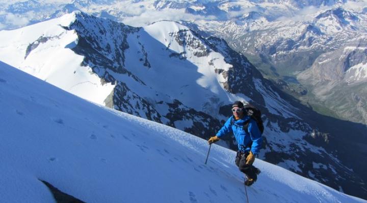 Mont Pourri arête sommitale - photo philippe Deslandes