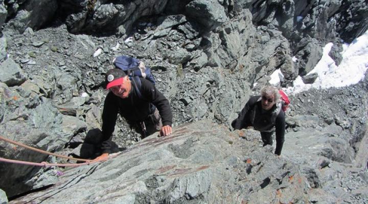 Mont Pourri passage du col des Roches 