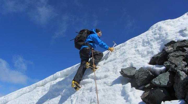 Mont Pourri passage du col des Roches - photo Philippe Deslandes