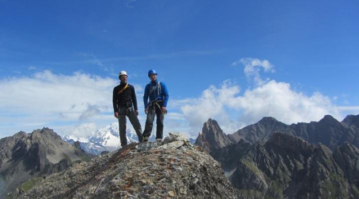 Escalade à la Pierra Menta le sommet