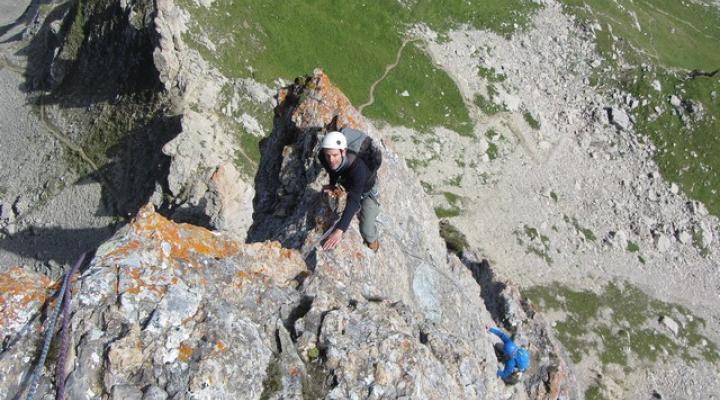Escalade à la Pierra Menta l'arête nord