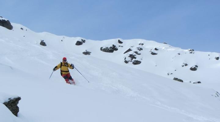 Ski hors piste à Sainte Foy Tarentaise