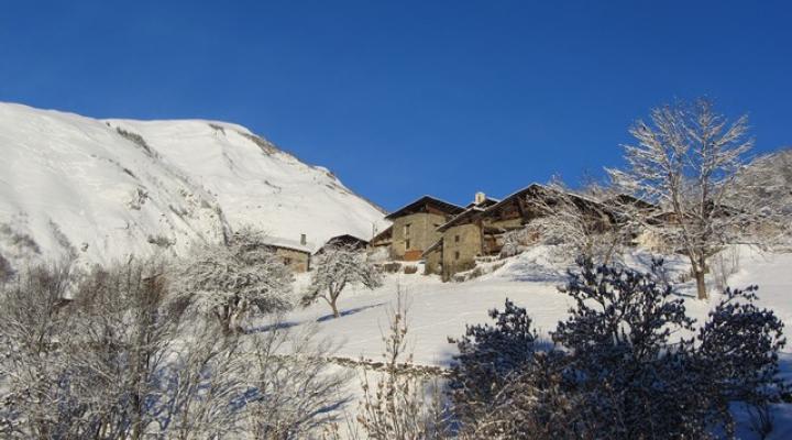 départ des Echines au dessus de Bourg Saint Maurice