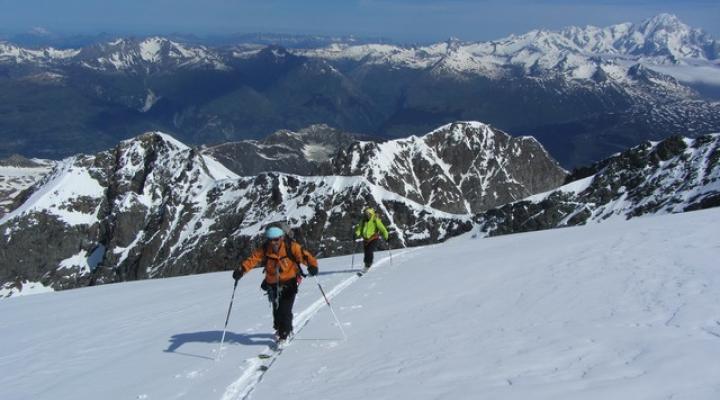 Ski de randonnée le Mont Pourri - guides des Arcs