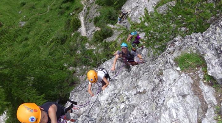 via ferrata les arcs