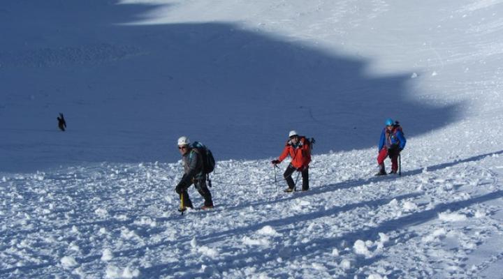 Alpinisme en Vanoise la Becca du Lac par leglacier de l'Invernet