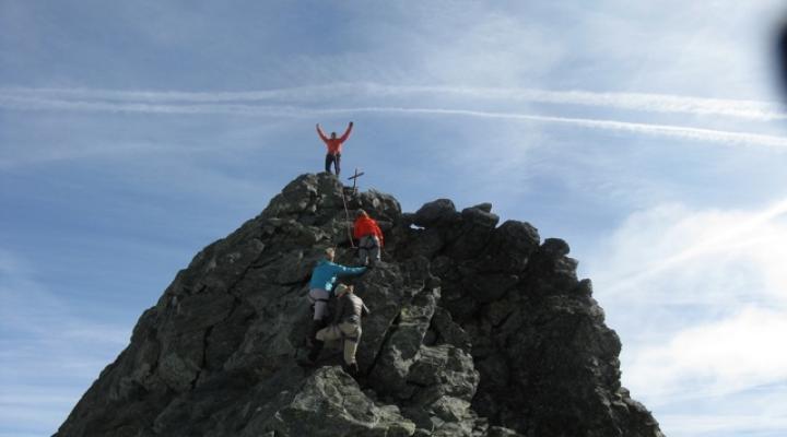 Le sommet de la pointe Marie