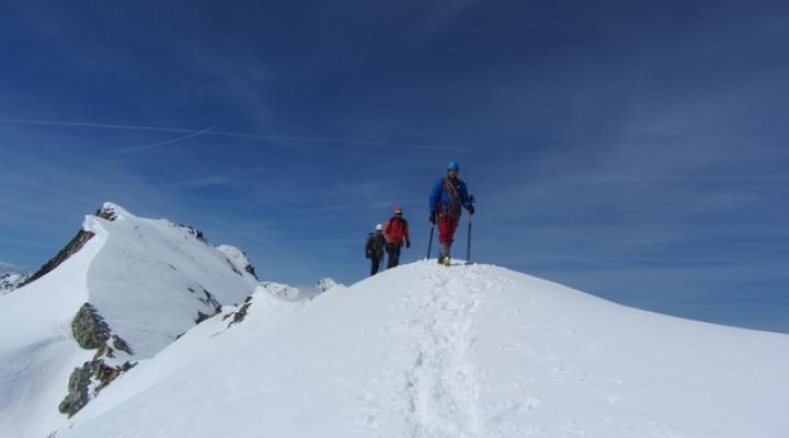 Alpinisme en Vanoise la Becca du Lac par leglacier de l'Invernet