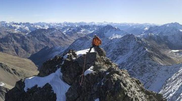 à 10 min du sommet.