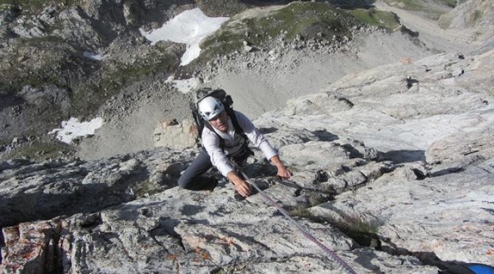 Paroi de Bazel la voie des Soldanelles