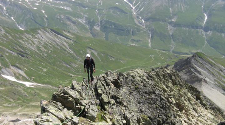 Sur l'arête de Bellaval
