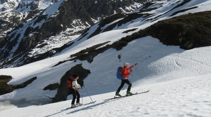 En montant vers le col