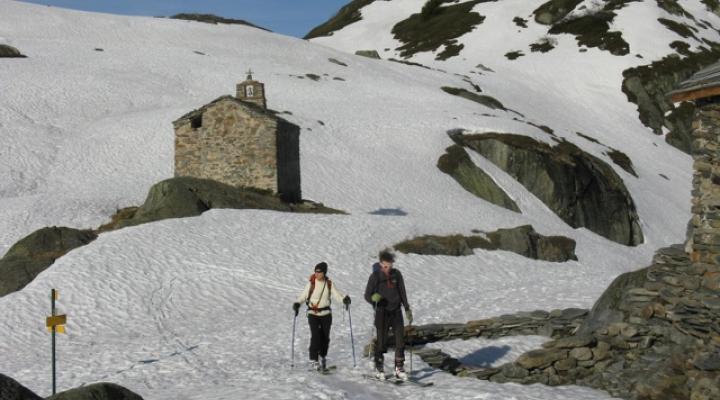 En montant vers le col