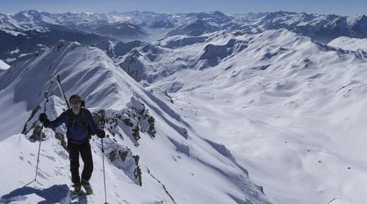L'arête sommitale du cret du Rey