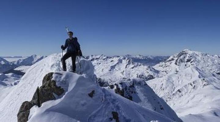 L'arête sommitale du cret du Rey