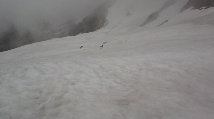 Sur le Glacier des Glaciers
