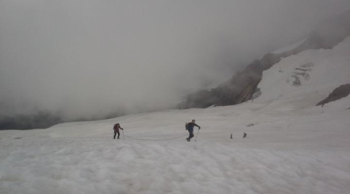 Sur le Glacier des Glaciers