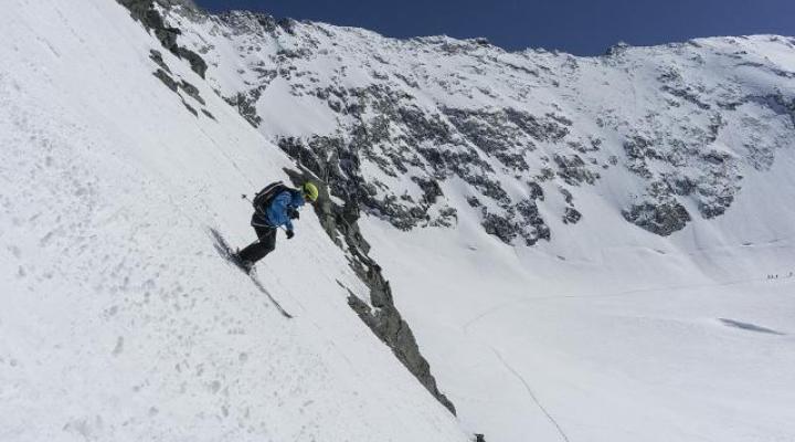 début de la descente.