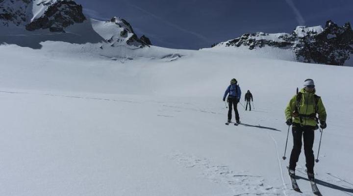 Sur le glacier de Money