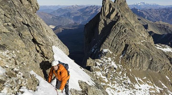 Dans la grande vire : bien expo mais tellement beau...