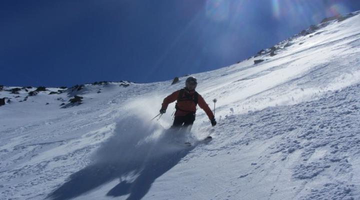 ski hors piste aux Arcs Combe des Lanchettes