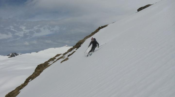 Randonnée à ski en Vanoise, le Miravidi