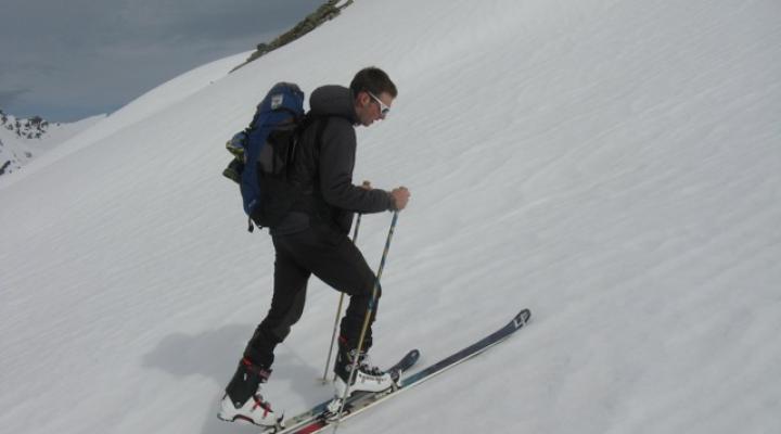 Randonnée à ski en Vanoise, le Miravidi