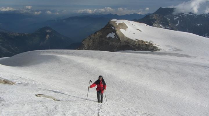 Le Mont Pelve - approche depuis le refuge du Col de la Vanoise