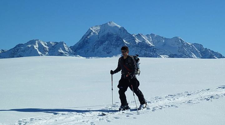 Sur le plateau sommital du dôme de Vaugel.