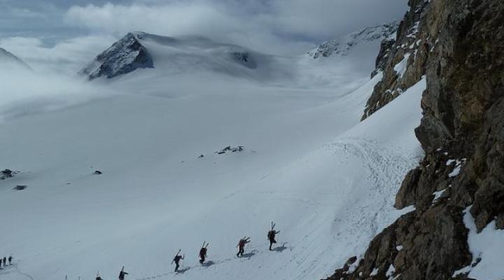 Sous le col de la Tsanteleina.