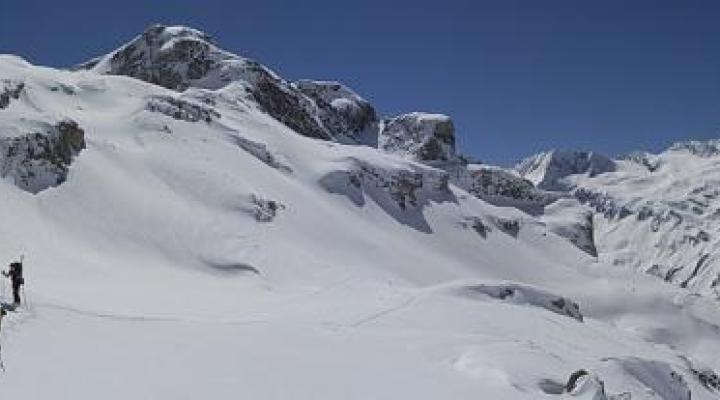 Montée au dessus du refuge