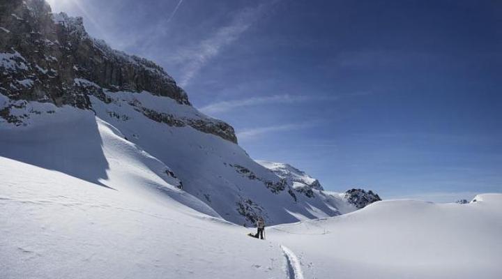 Dans le cirque du dard, près du col de l'Arcelin.