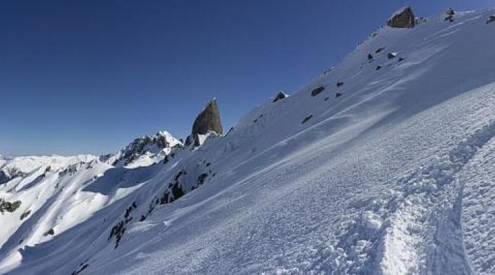 Descente sur le lac d'Amour