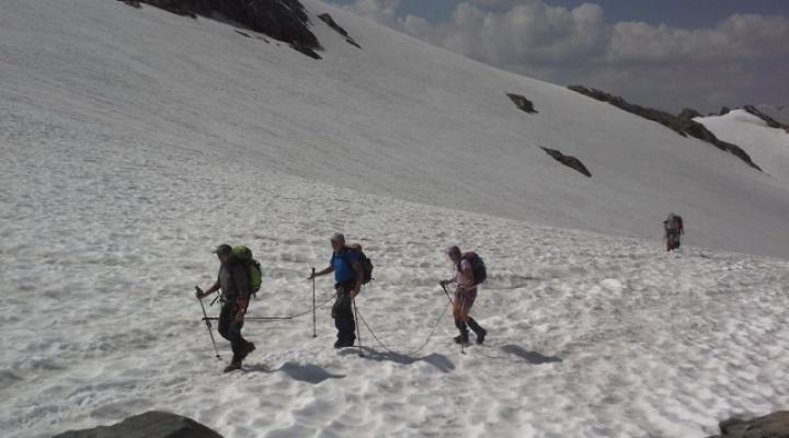le col du Grand, jour 1