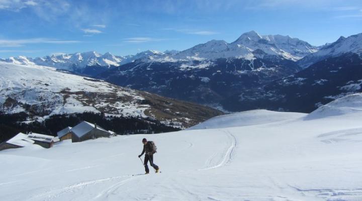 ski de randonnée dans le Beaufortain Combe Bénite