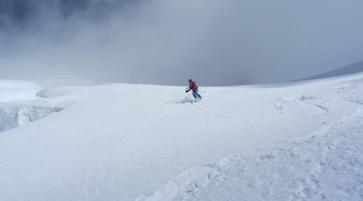 Ski de randonnée au Dôme des Glaciers