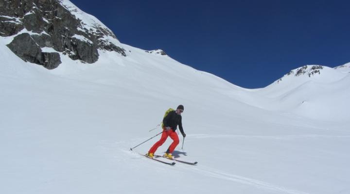 Ski de randonnée dans le Beaufortain pointe de Combe Neuve
