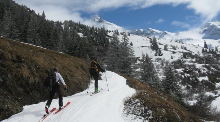 montée dans le vallon de Mercuel