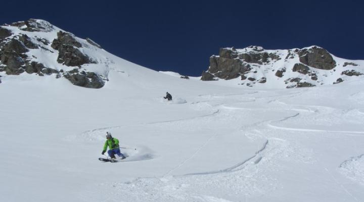 ski hors piste aux Arcs Bureau des guides des Arcs