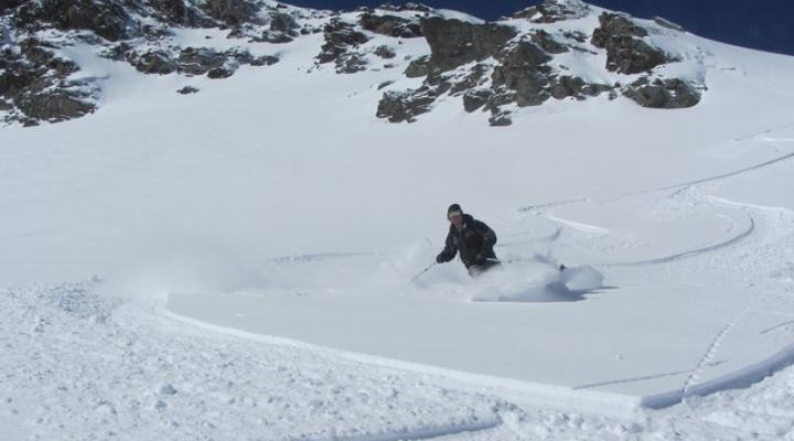 ski hors piste aux Arcs Bureau des guides des Arcs