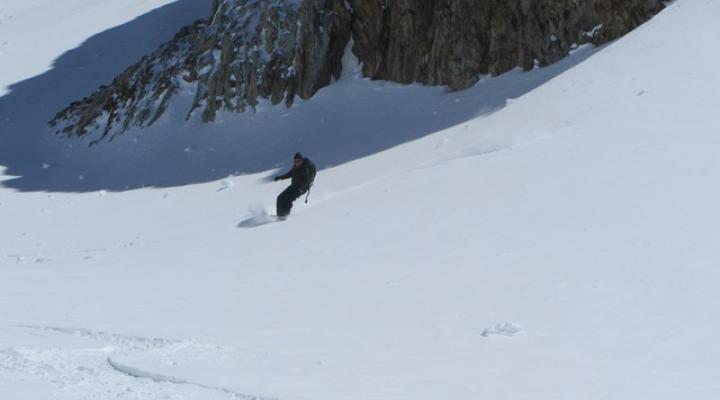 Splitboard au Dôme des Glaciers