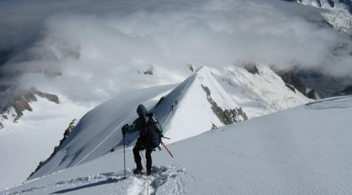 Sous le sommet du Tacul