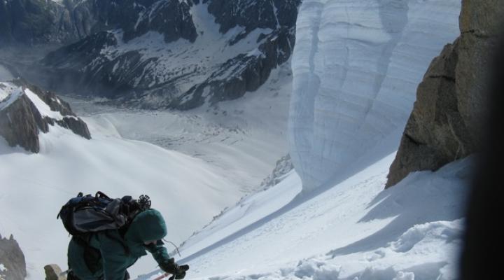 En arrivant au sommet