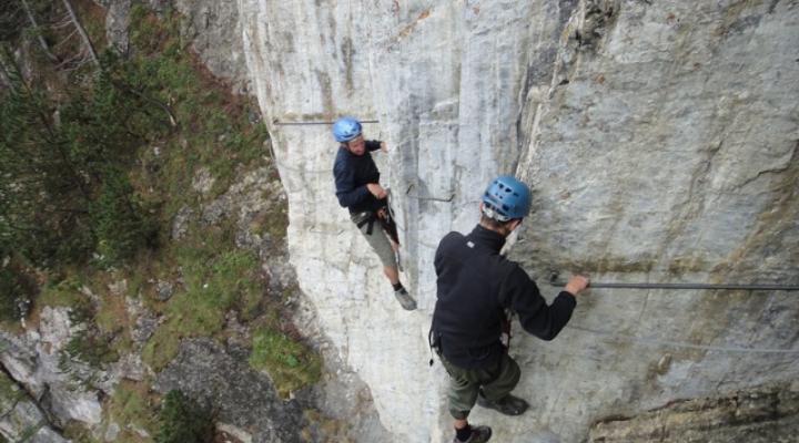 Via ferrata de Val d'Isère la traversée