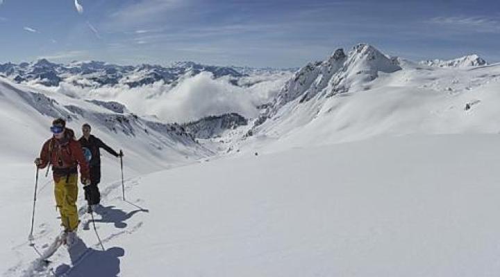 Dans le Vallon sous le col du mont Rosset.