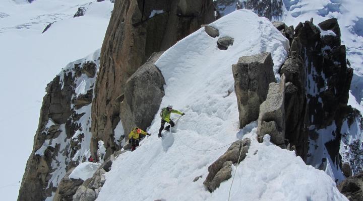 Traversée des arêtes des Cosmiques massif du Mont Blanc